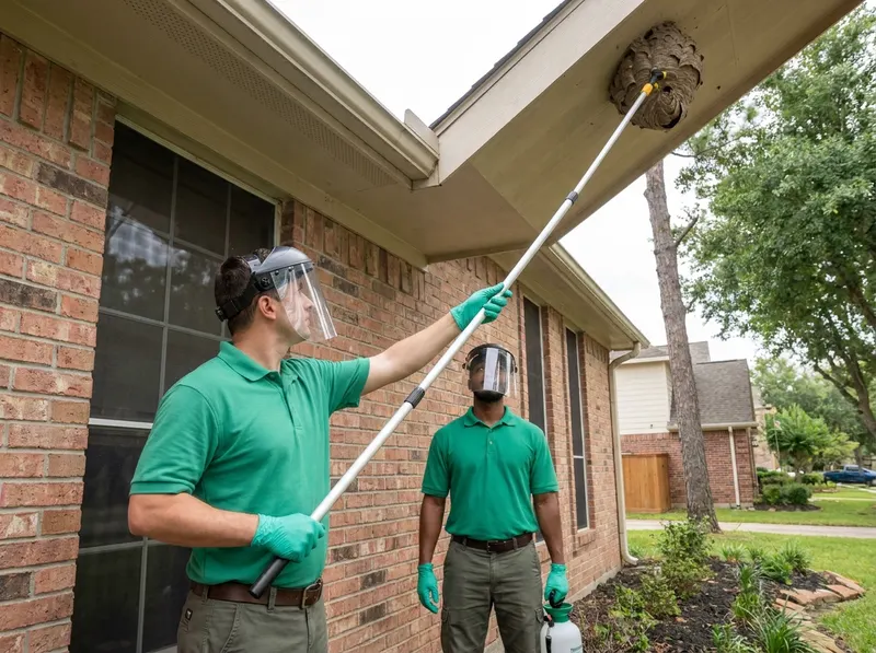 Wasp and Hornet Nest Removal in Houston, TX